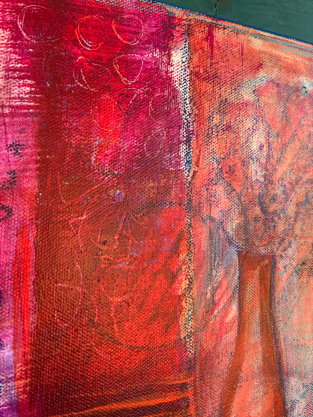 Snapshots – 20"x20” Original Acrylic Painting on Gallery-Wrapped Canvas