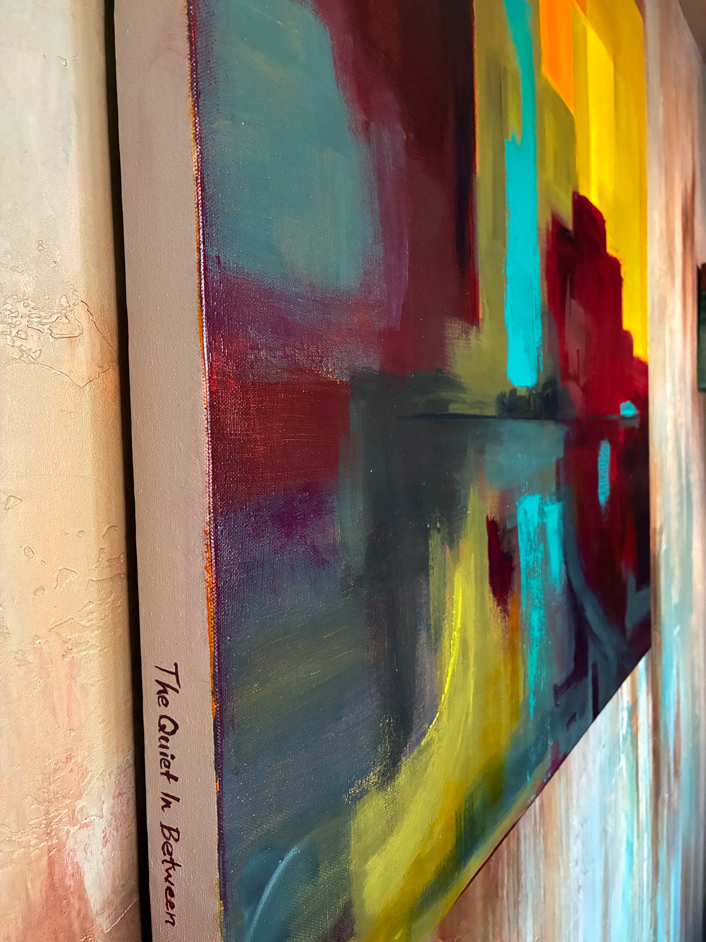 The Quiet In Between | Original Abstract Acrylic Painting | 30” x 30”