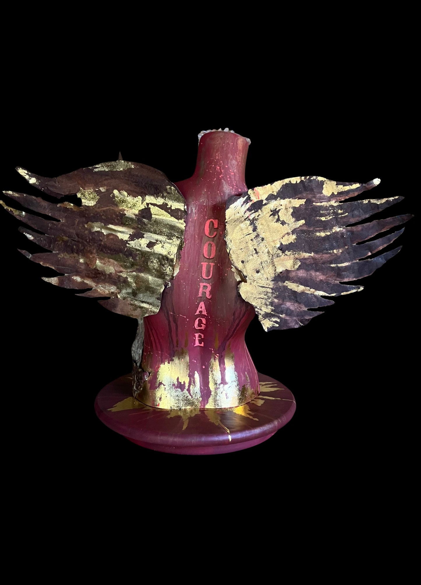 She Will Rise - Empowering Found Object Sculpture | J. Elise Art