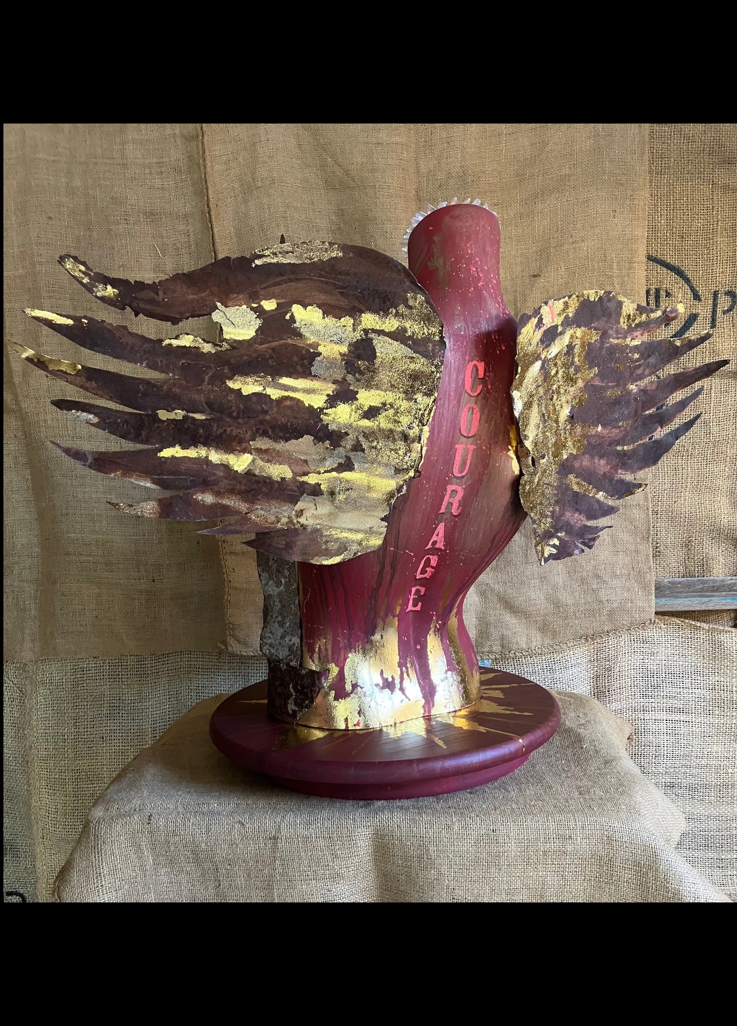 She Will Rise - Empowering Found Object Sculpture | J. Elise Art