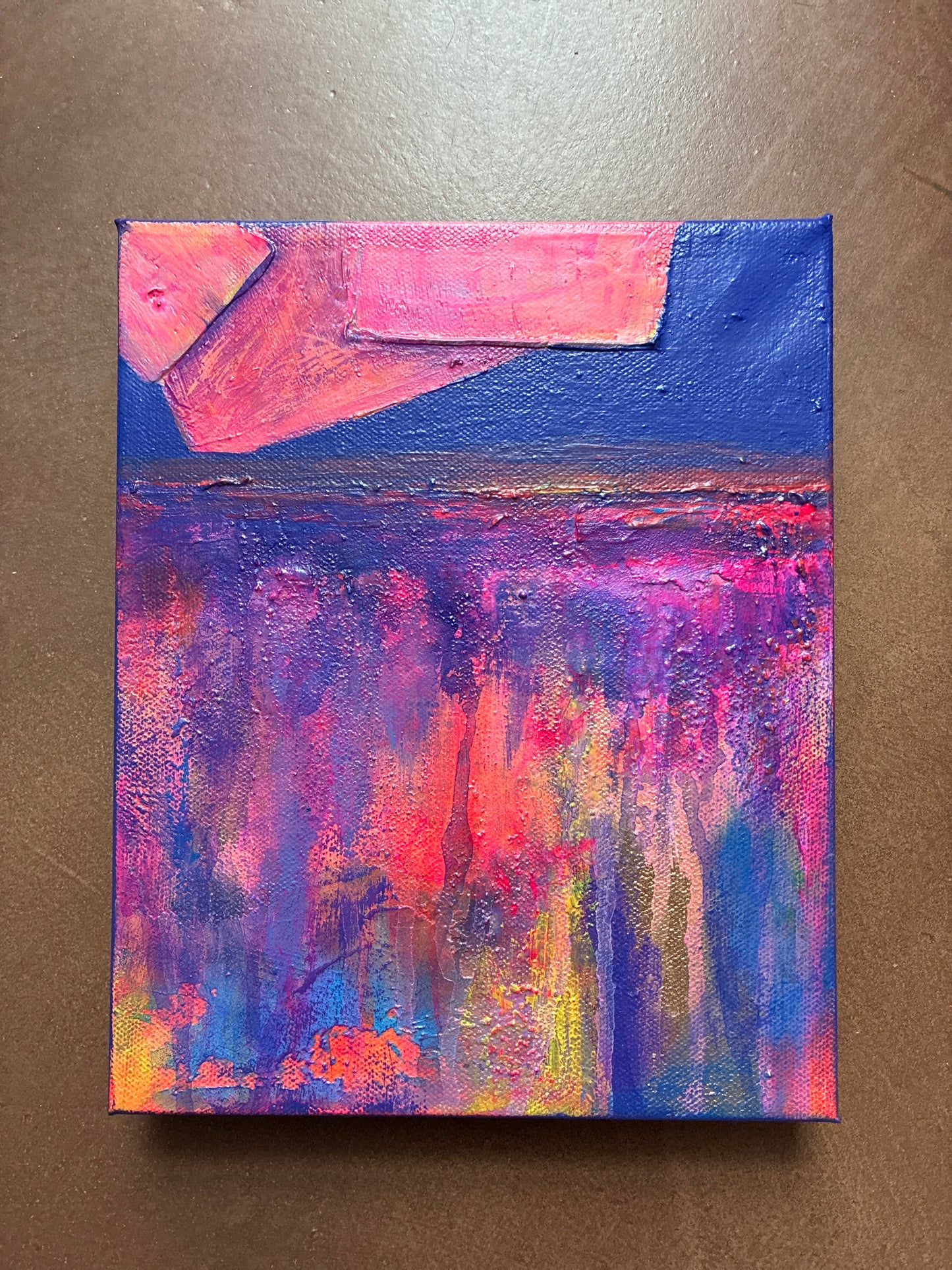 Rising Heat – 9" x 12” Original Acrylic Painting on Gallery-Wrapped Canvas