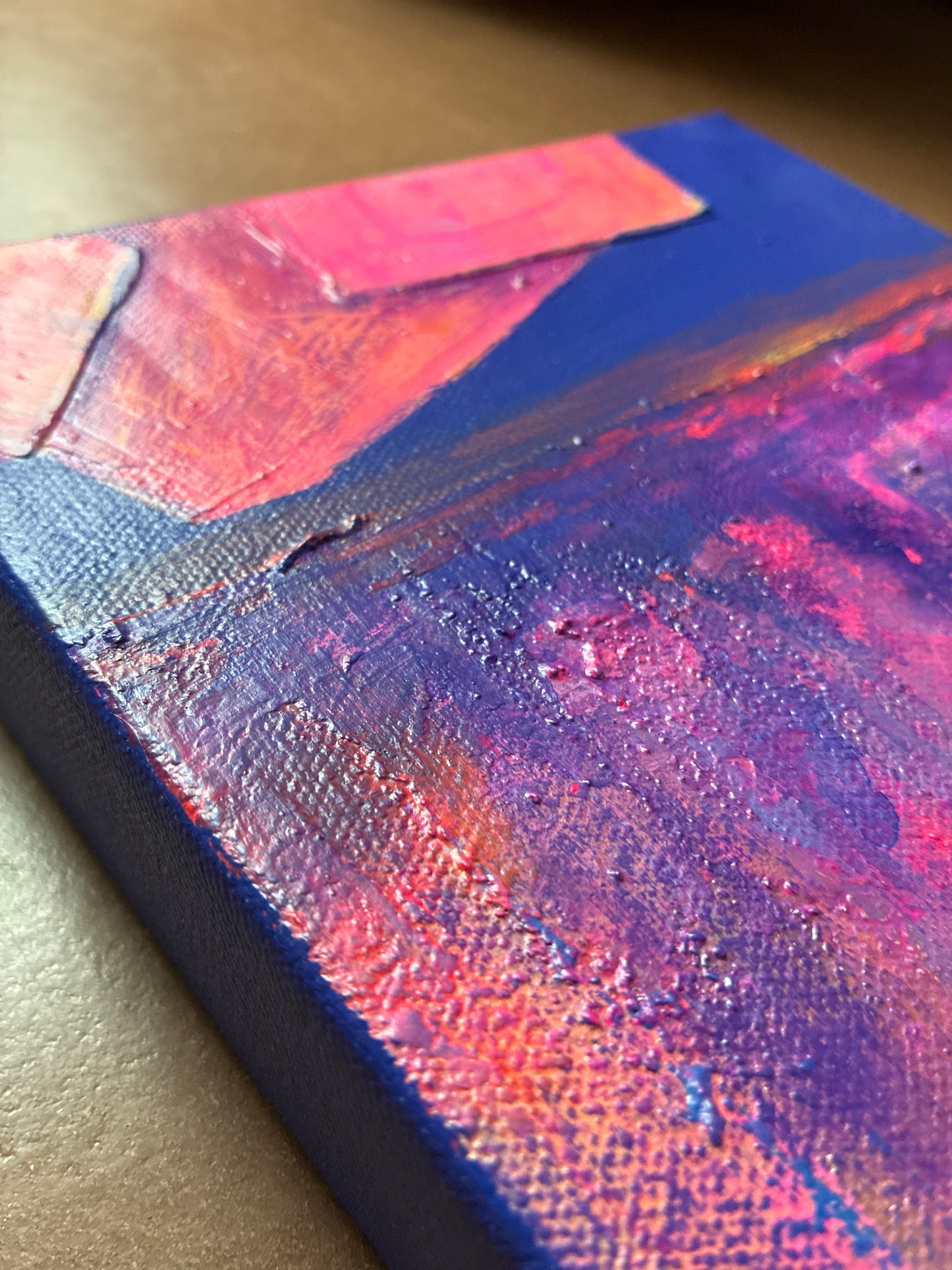 Rising Heat – 9" x 12” Original Acrylic Painting on Gallery-Wrapped Canvas