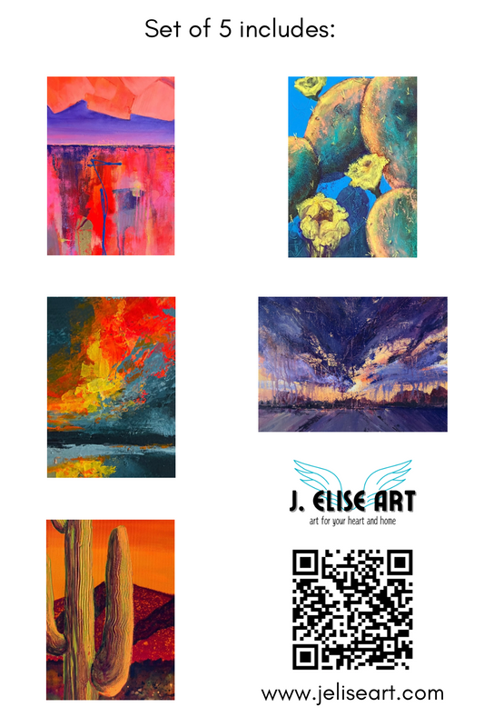 Art Greeting Card Variety Pack | Set of 5