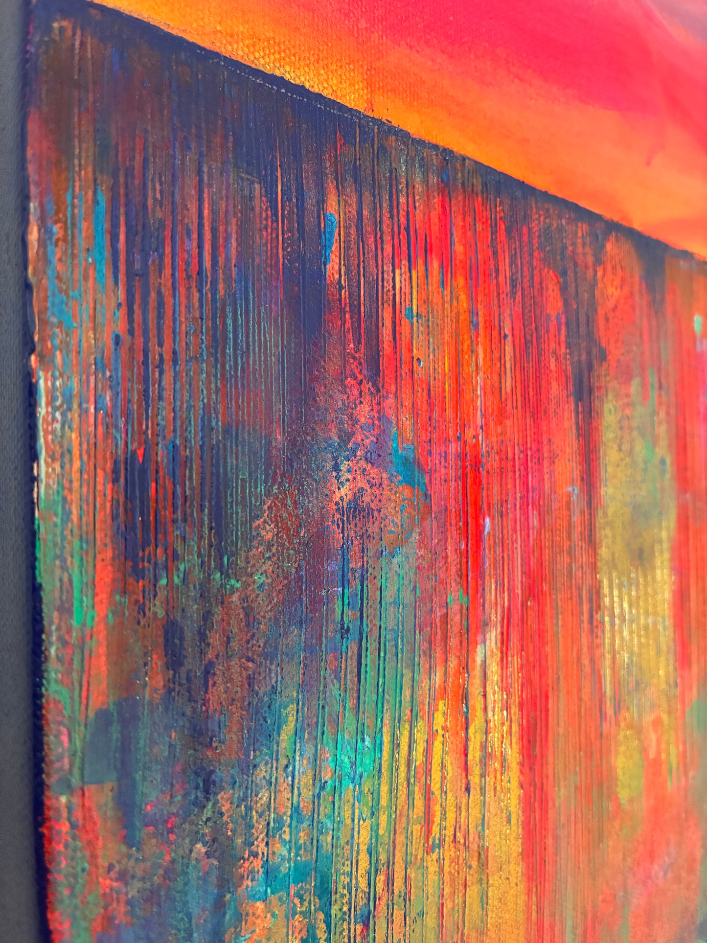 Desert Sigh – 20"x20” Original Acrylic Painting on Gallery-Wrapped Canvas