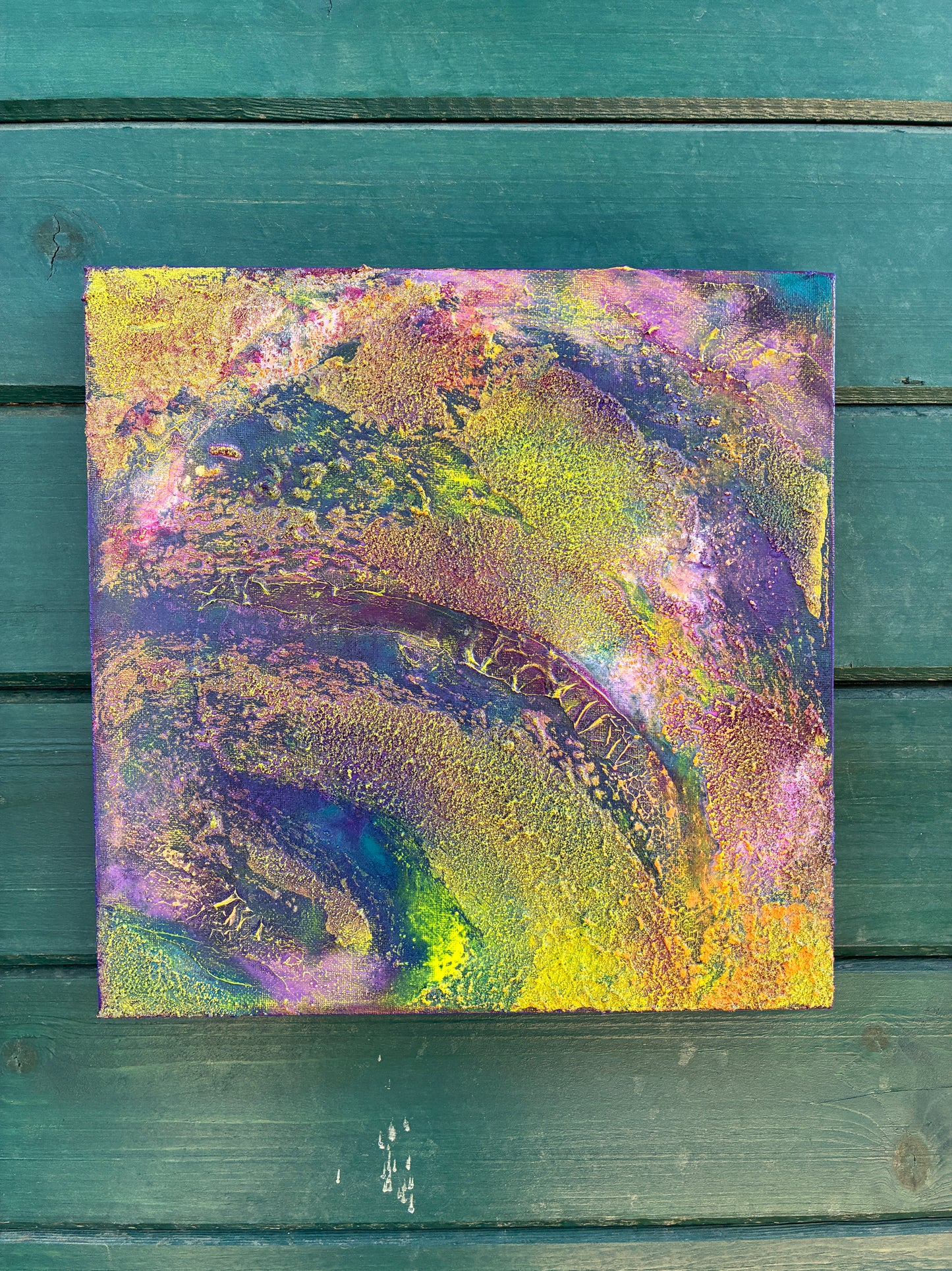 BE the Light - Original Abstract Texture Painting by J. Elise