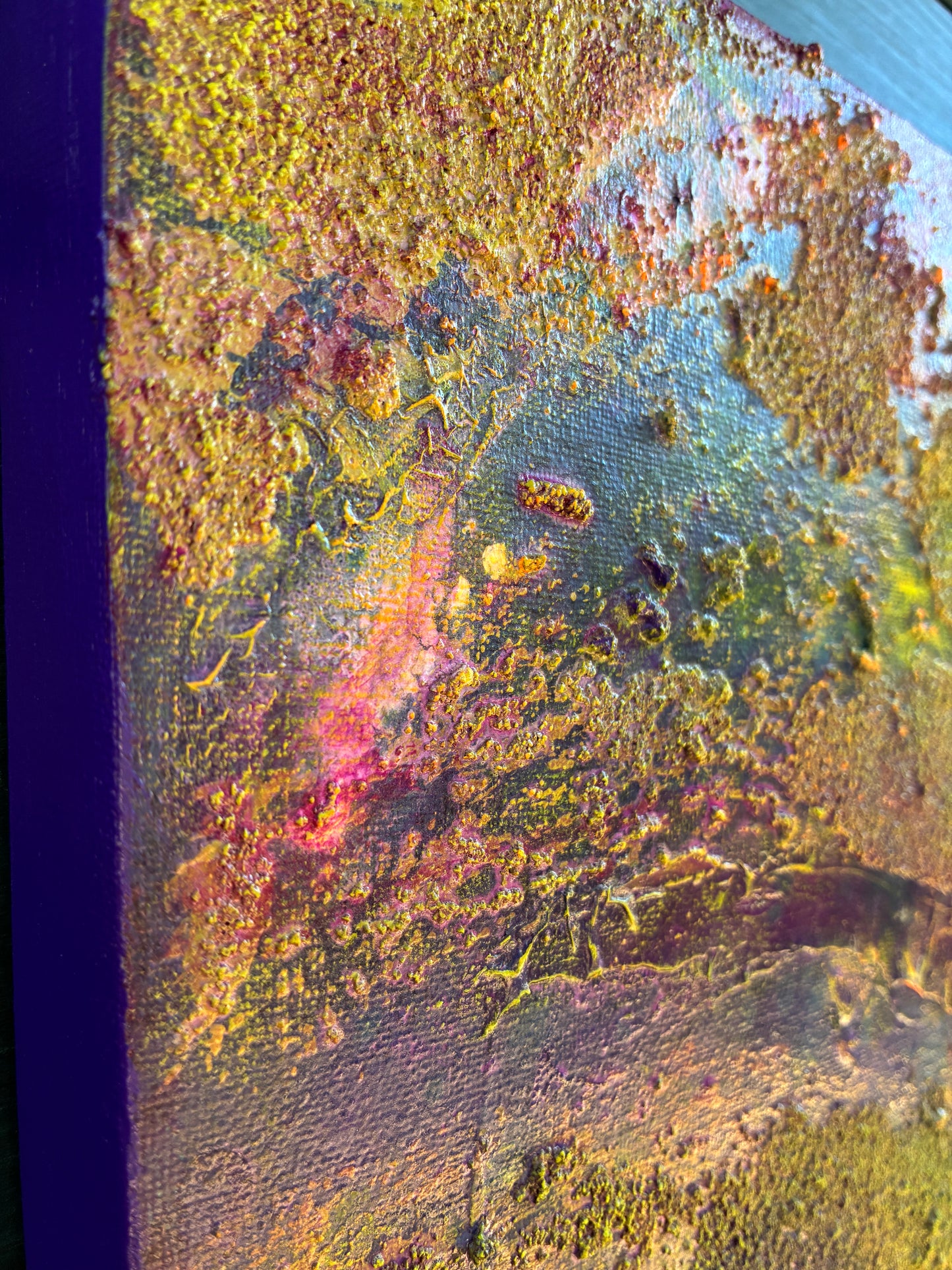 BE the Light - Original Abstract Texture Painting by J. Elise