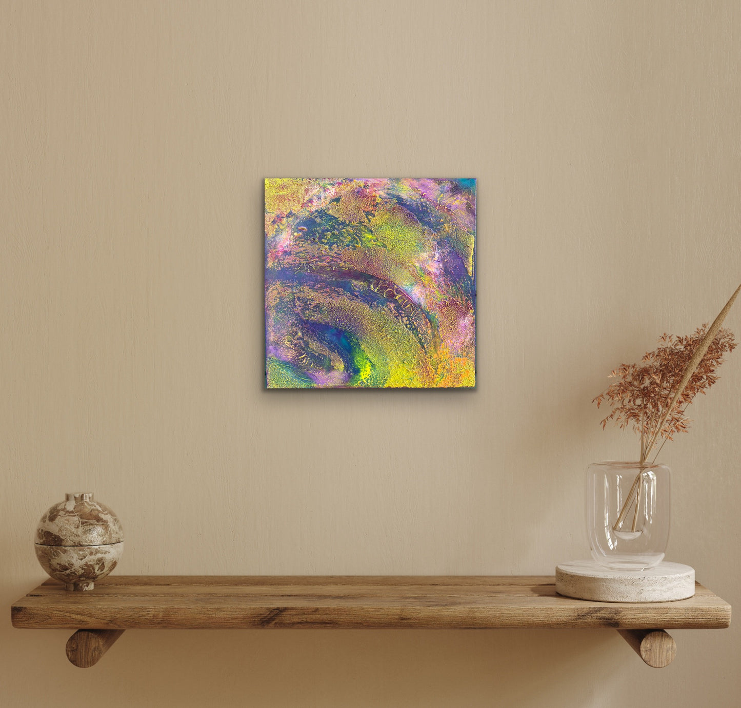 BE the Light - Original Abstract Texture Painting by J. Elise