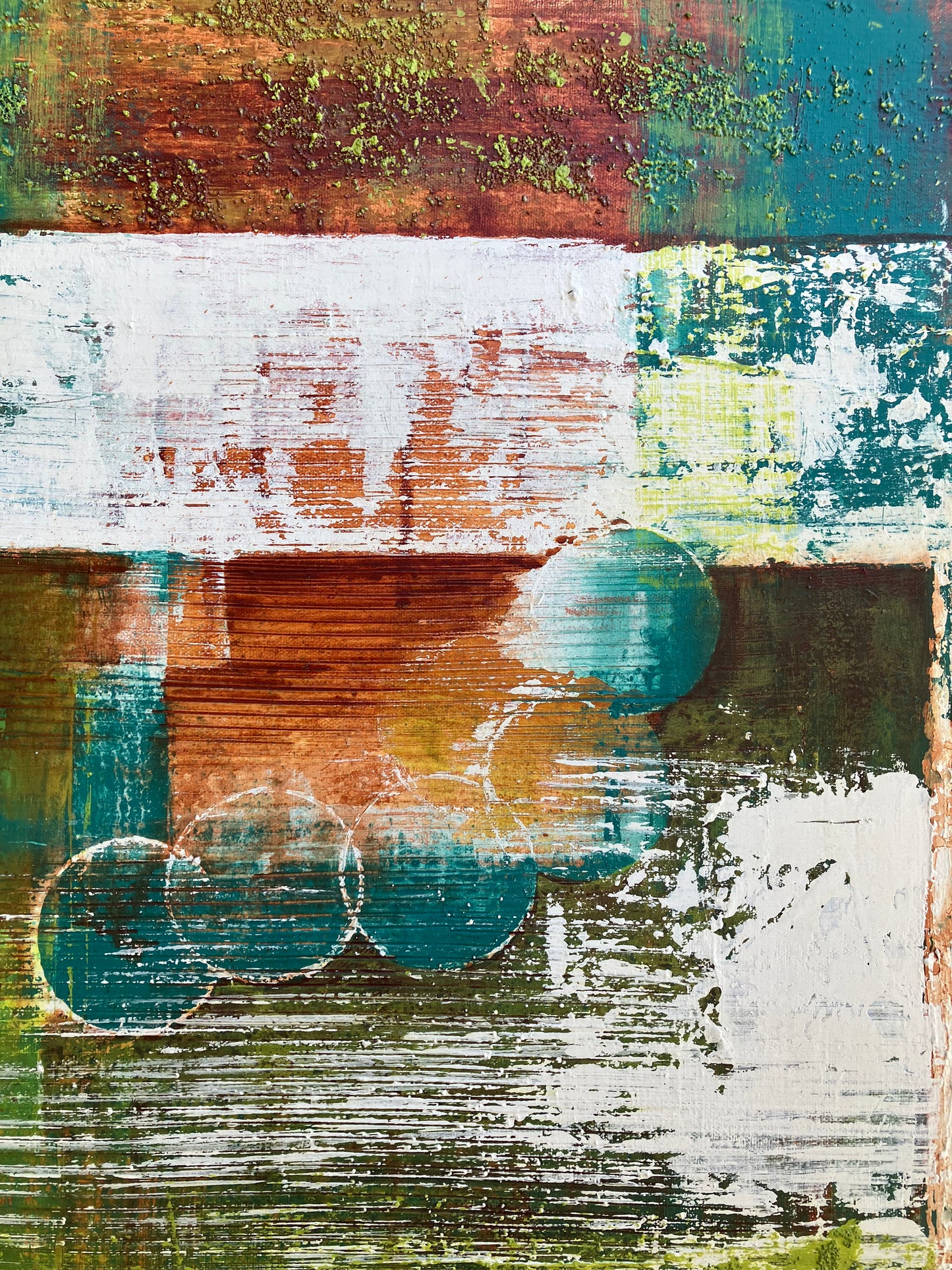 Untitled - Vibrant Abstract Contemporary Painting on 30” x 40” Gallery Wrapped Canvas – Ready to Hang