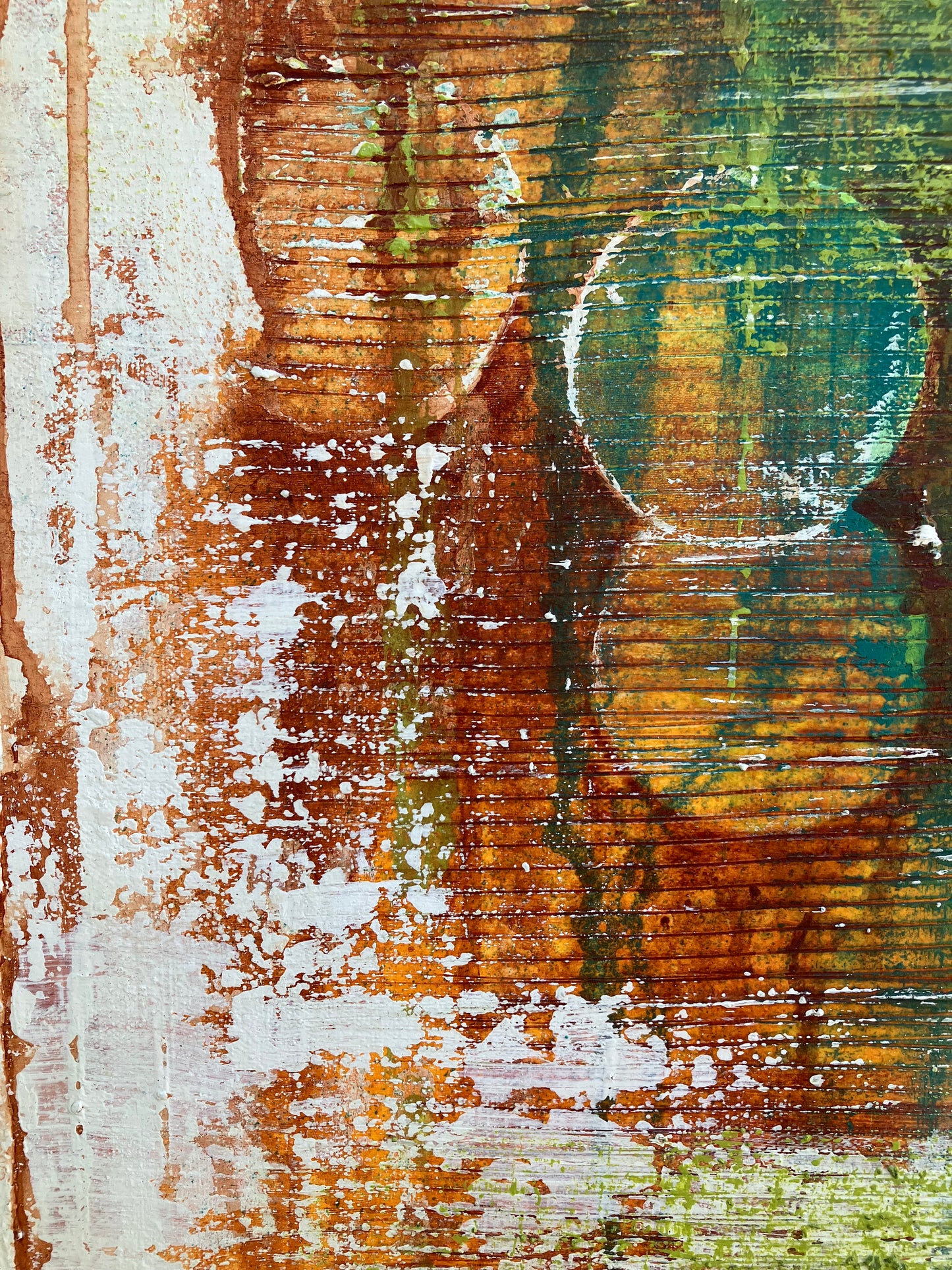 Untitled - Vibrant Abstract Contemporary Painting on 30” x 40” Gallery Wrapped Canvas – Ready to Hang