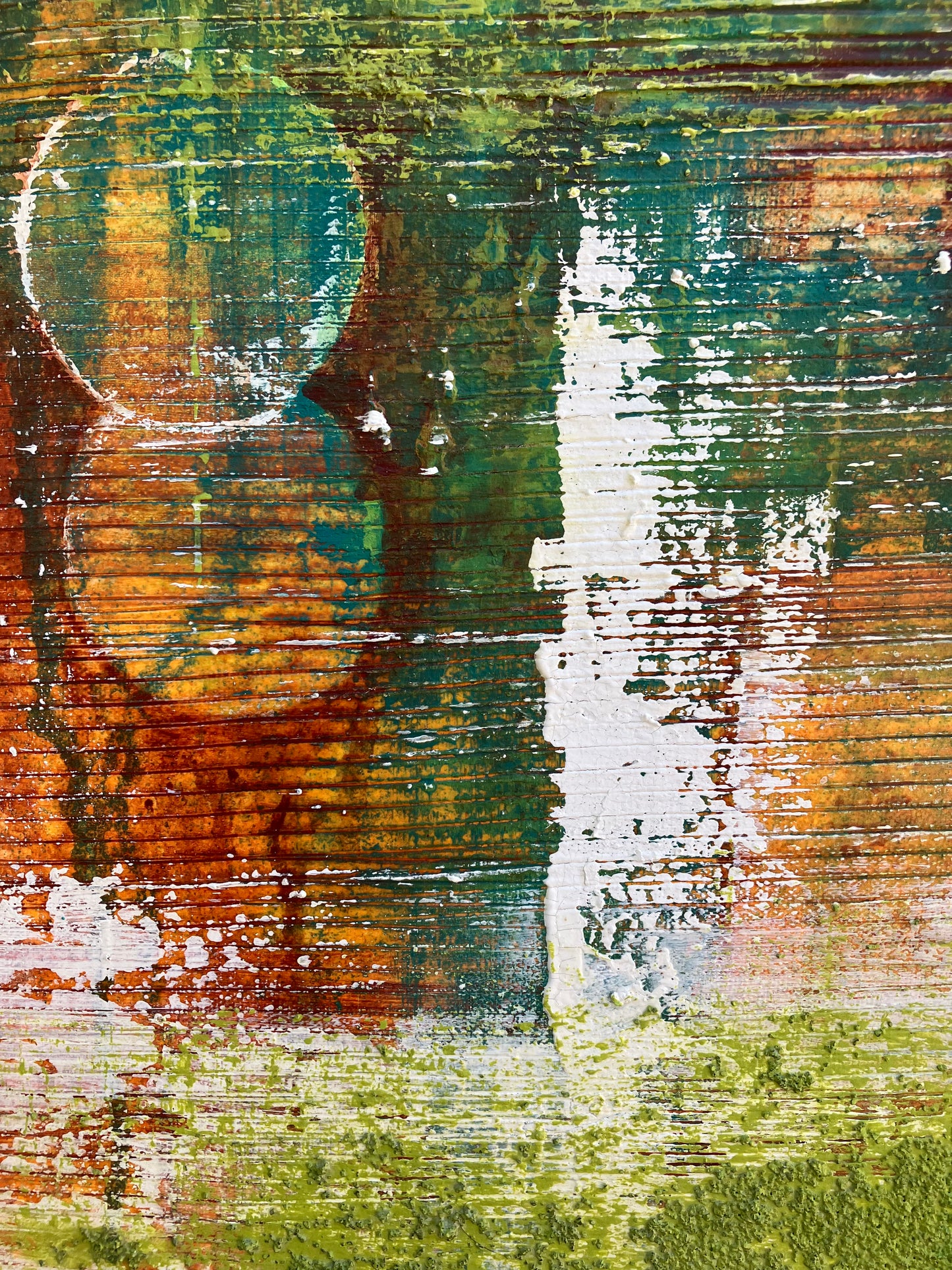 Untitled - Vibrant Abstract Contemporary Painting on 30” x 40” Gallery Wrapped Canvas – Ready to Hang