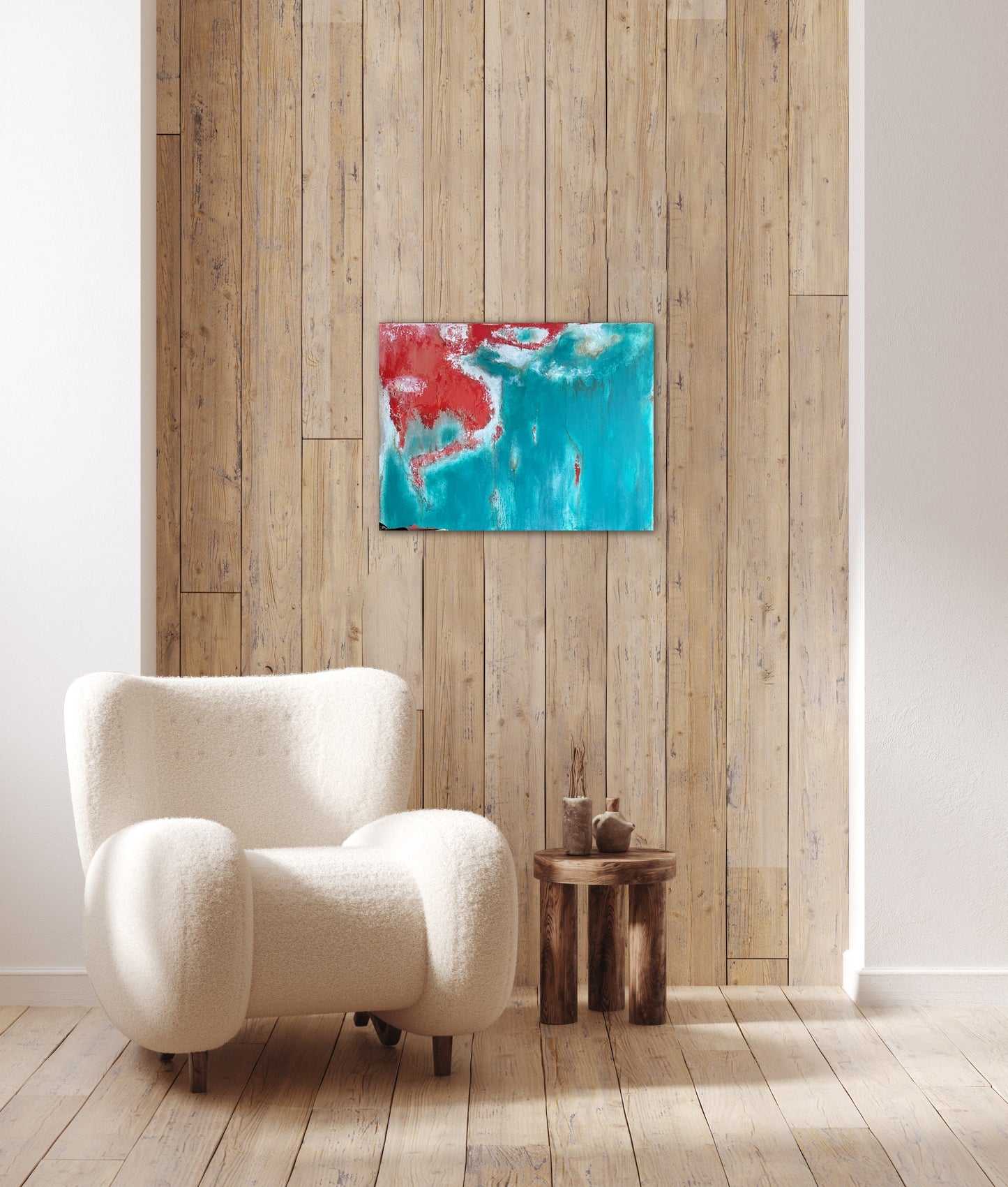 "If These Walls Could Talk" - 24”w x 18”h x 1.5”d gallery wrapped canvas, ready to hang