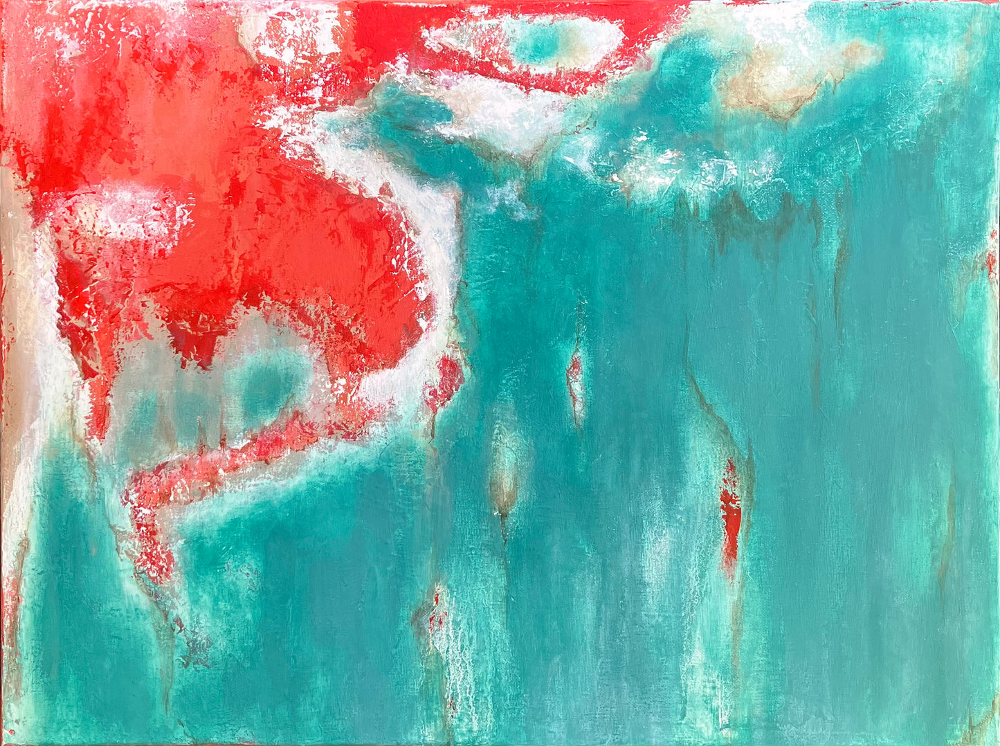 "If These Walls Could Talk" - 24”w x 18”h x 1.5”d gallery wrapped canvas, ready to hang