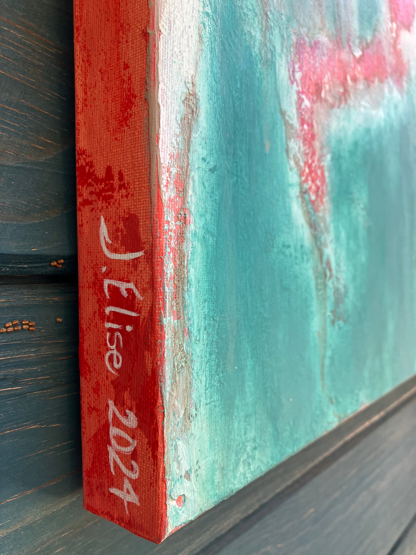 "If These Walls Could Talk" - 24”w x 18”h x 1.5”d gallery wrapped canvas, ready to hang