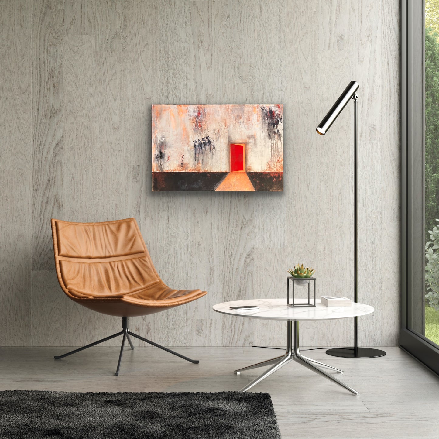 Leaving It Behind -  36” x 24” Original Abstract Acrylic Painting